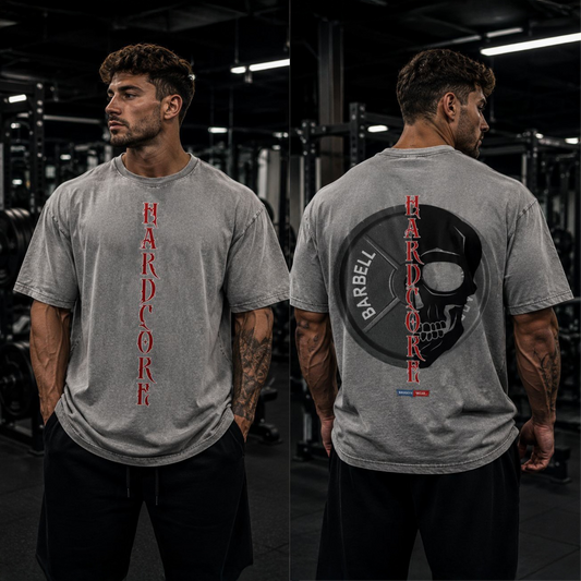 Hardcore – Oversized Shirt Front/Backprint